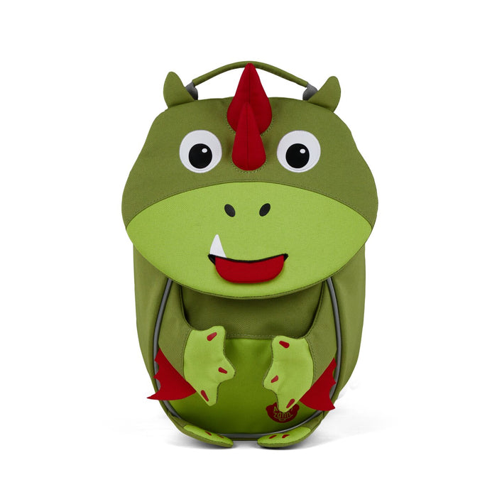Affenzahn Small Friend Dinosaur backpack for toddlers.