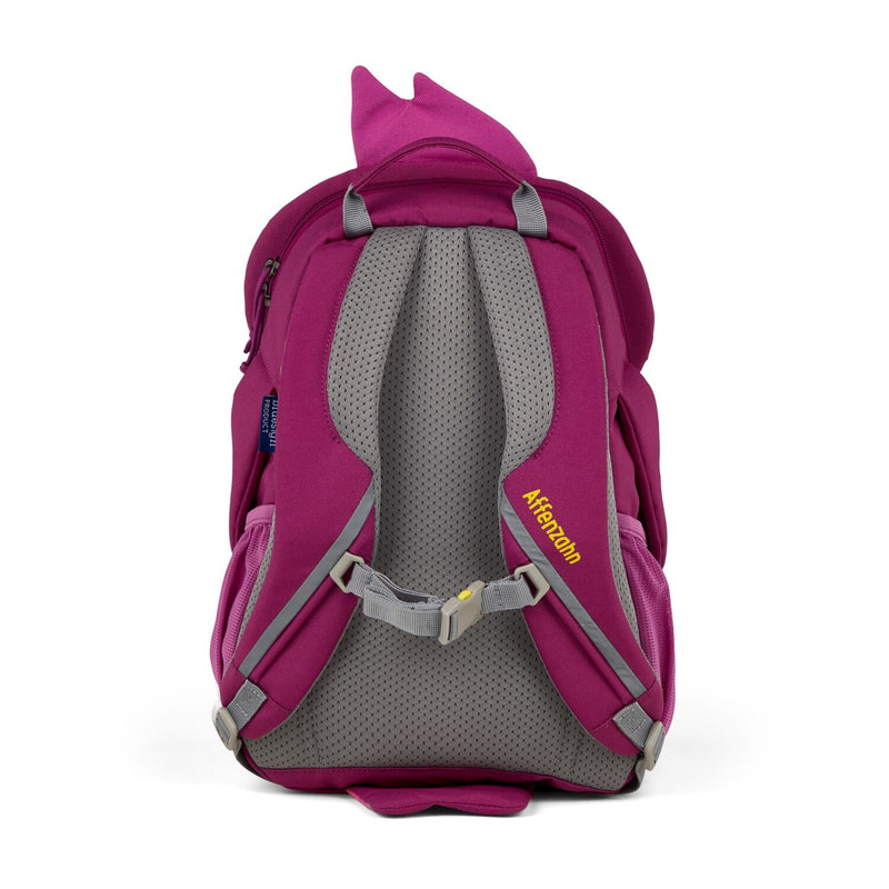 Affenzahn Large Friend Bird Backpack is ergonomic with padded shoulder straps and an adjustable chest strap for childrens comfort.