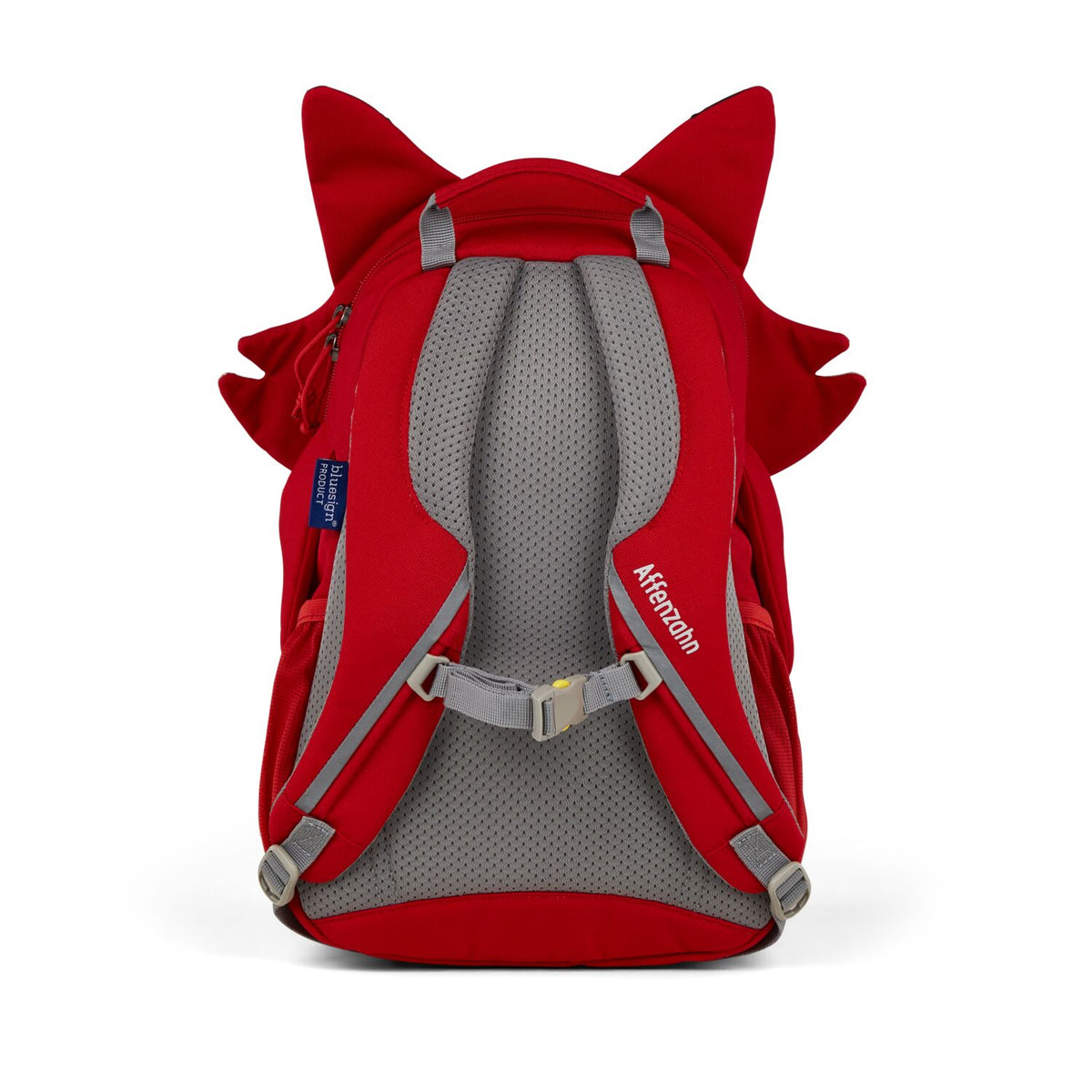 Affenzahn Large Friend Fox Backpack is ergonomic with padded shoulder straps and an adjustable chest strap for childrens comfort.