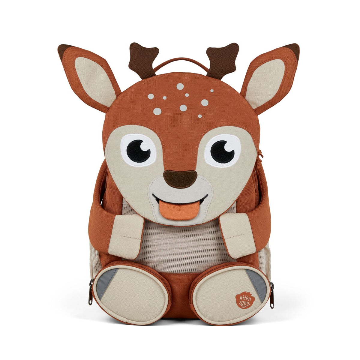 Affenzahn Large Friend Deer backpack for kids aged 3 and up.