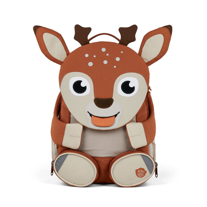 Affenzahn Large Friend Deer backpack for kids aged 3 and up.
