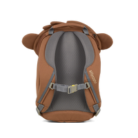 Affenzahn Small Friend Monkey Backpack is ergonomic with padded shoulder straps and an adjustable chest strap for toddler comfort.
