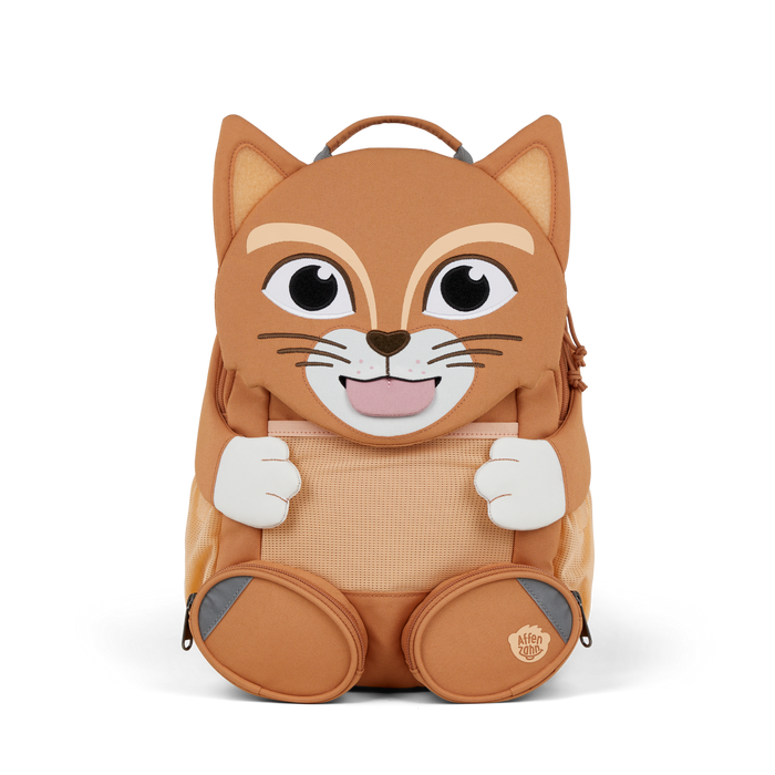 Affenzahn Large Friend Cat backpack for kids aged 3 and up.