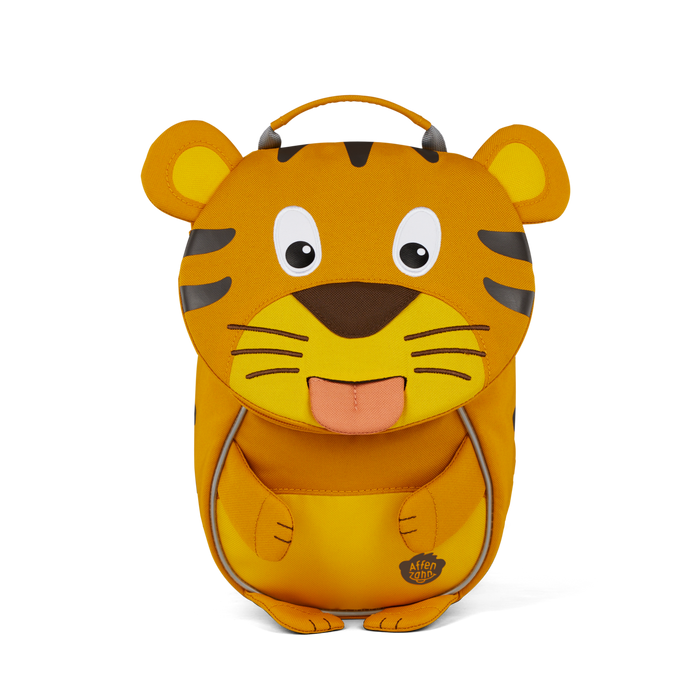 Affenzahn Small Friend Tiger backpack for toddlers.