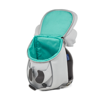 A top-down view of the Affenzahn Small Friend Koala backpack’s main compartment, suitable for all your kid’s daycare essentials.