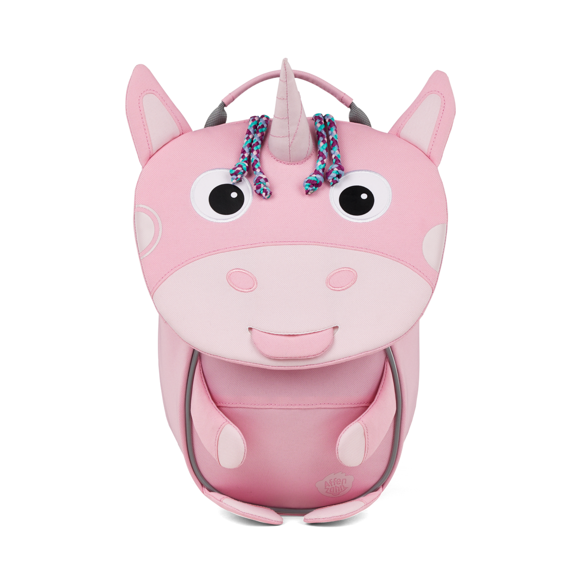 Affenzahn Small Friend Unicorn backpack for toddlers.