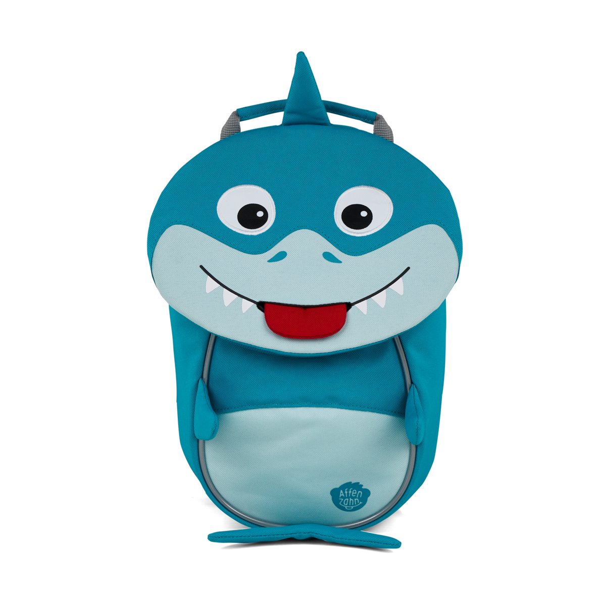 Affenzahn Small Friend Shark backpack for toddlers.