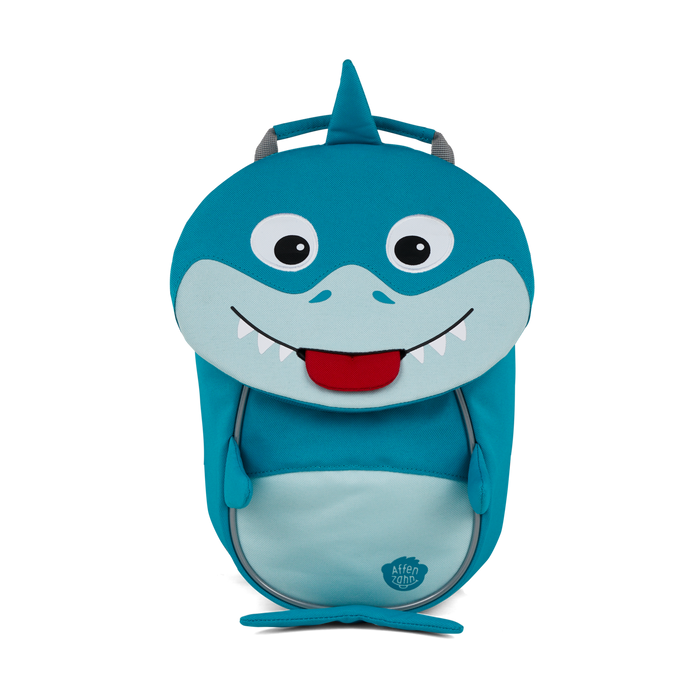 Affenzahn Small Friend Shark backpack for toddlers.