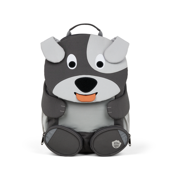 Affenzahn Large Friend Dog backpack for kids aged 3 and up.