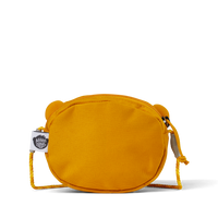 Back view of the Affenzahn Tiger Kids Wallet showing adjustable strap and soft fabric finish.